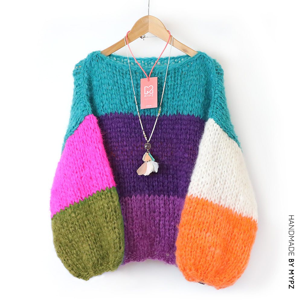 Strickset – MYPZ Basic Chunky Pullover Mila No15 (ENG-NL-DE-FR-ES)