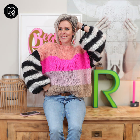 Strickset – MYPZ Basic Light Mohair Pullover Emily no10 (ENG-NL-DE)