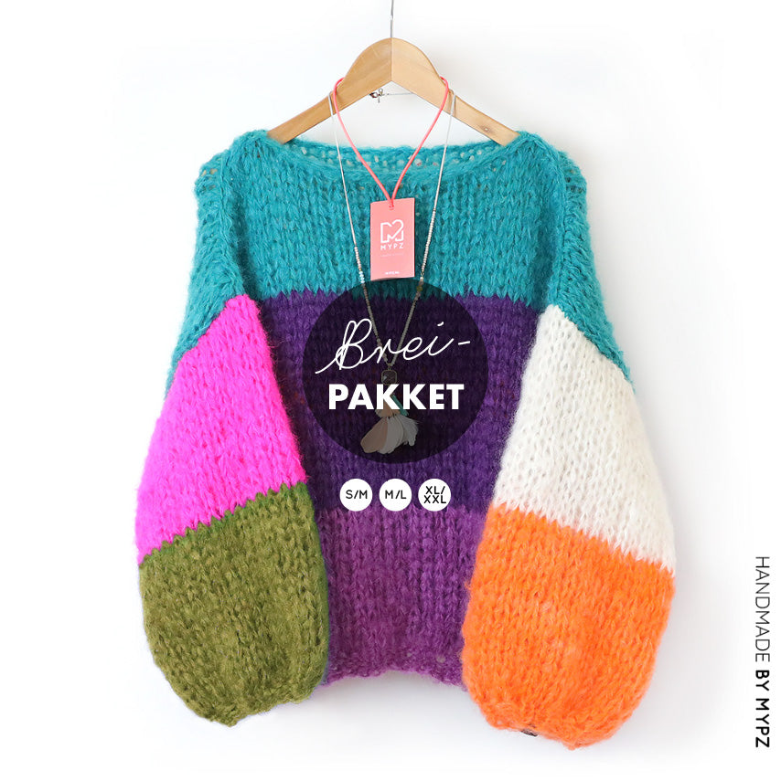 Strickset – MYPZ Basic Chunky Pullover Mila No15 (ENG-NL-DE-FR-ES)