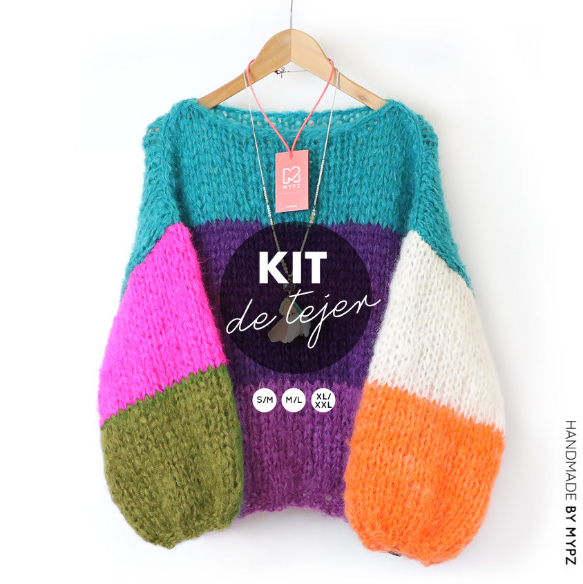 Strickset – MYPZ Basic Chunky Pullover Mila No15 (ENG-NL-DE-FR-ES)