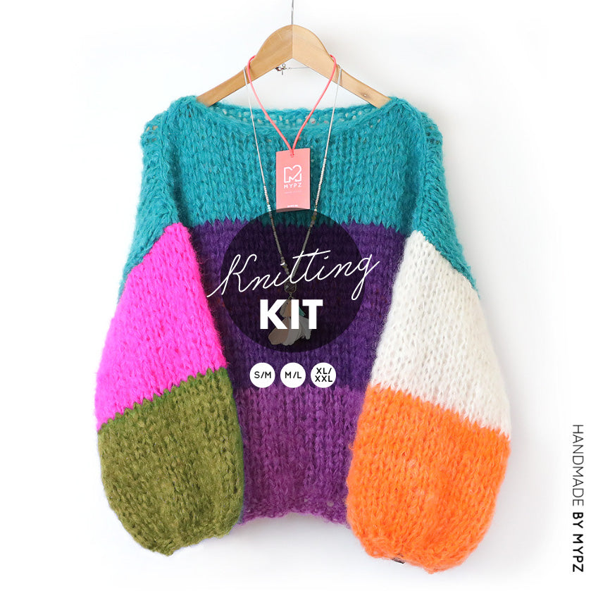Strickset – MYPZ Basic Chunky Pullover Mila No15 (ENG-NL-DE-FR-ES)