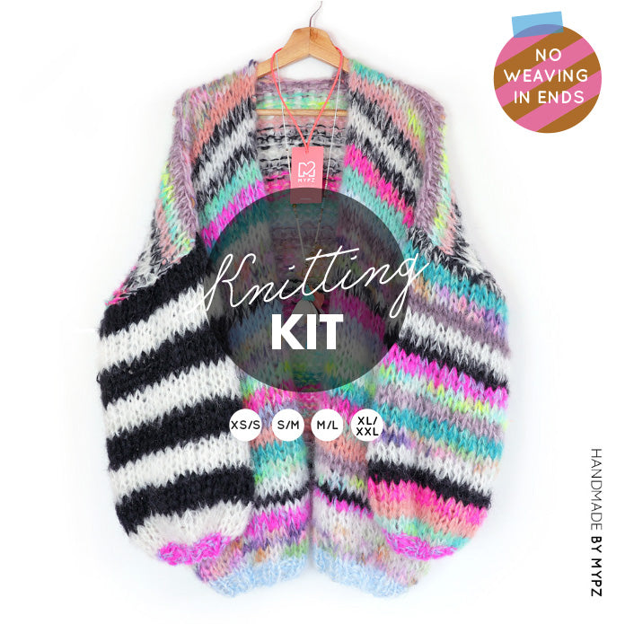 Strickset – MYPZ Chunky Mohair Cardigan Indian Summer No.15 (ENG-NL-DE-NO)