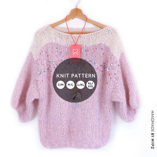 Knit pattern – MYPZ Light mohair Top Jewel No10 (ENG-NL)
