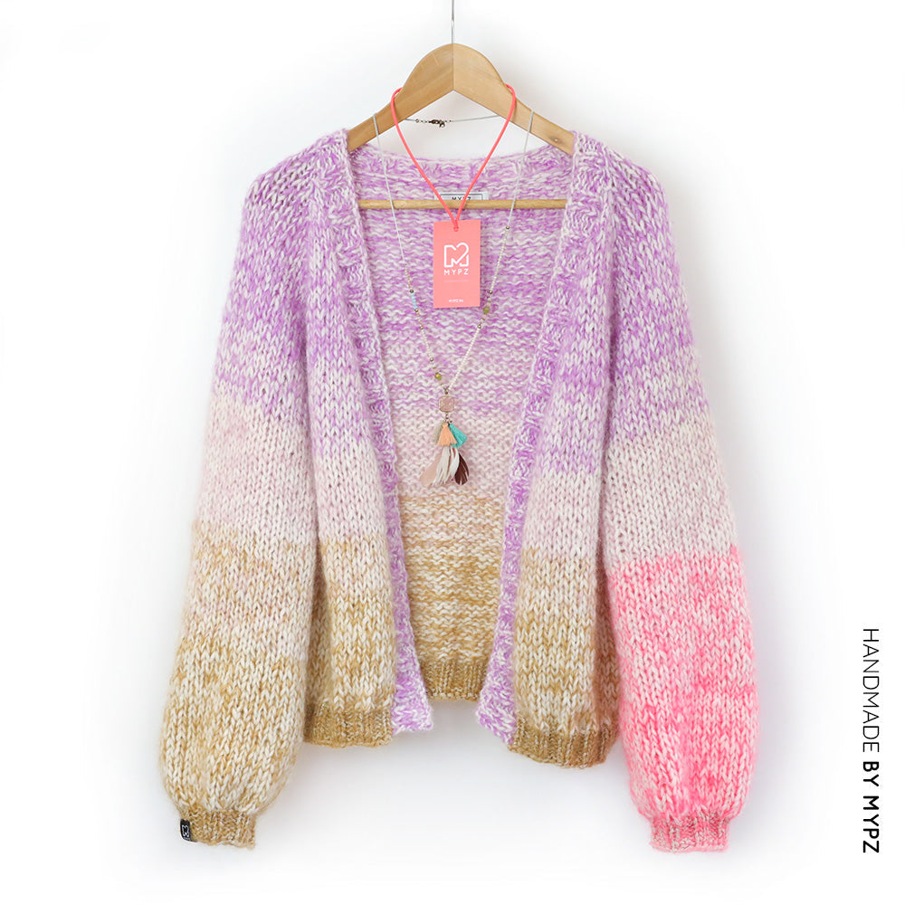Knit pattern – MYPZ top-down cardigan Fleecy No.9 (ENG-NL)