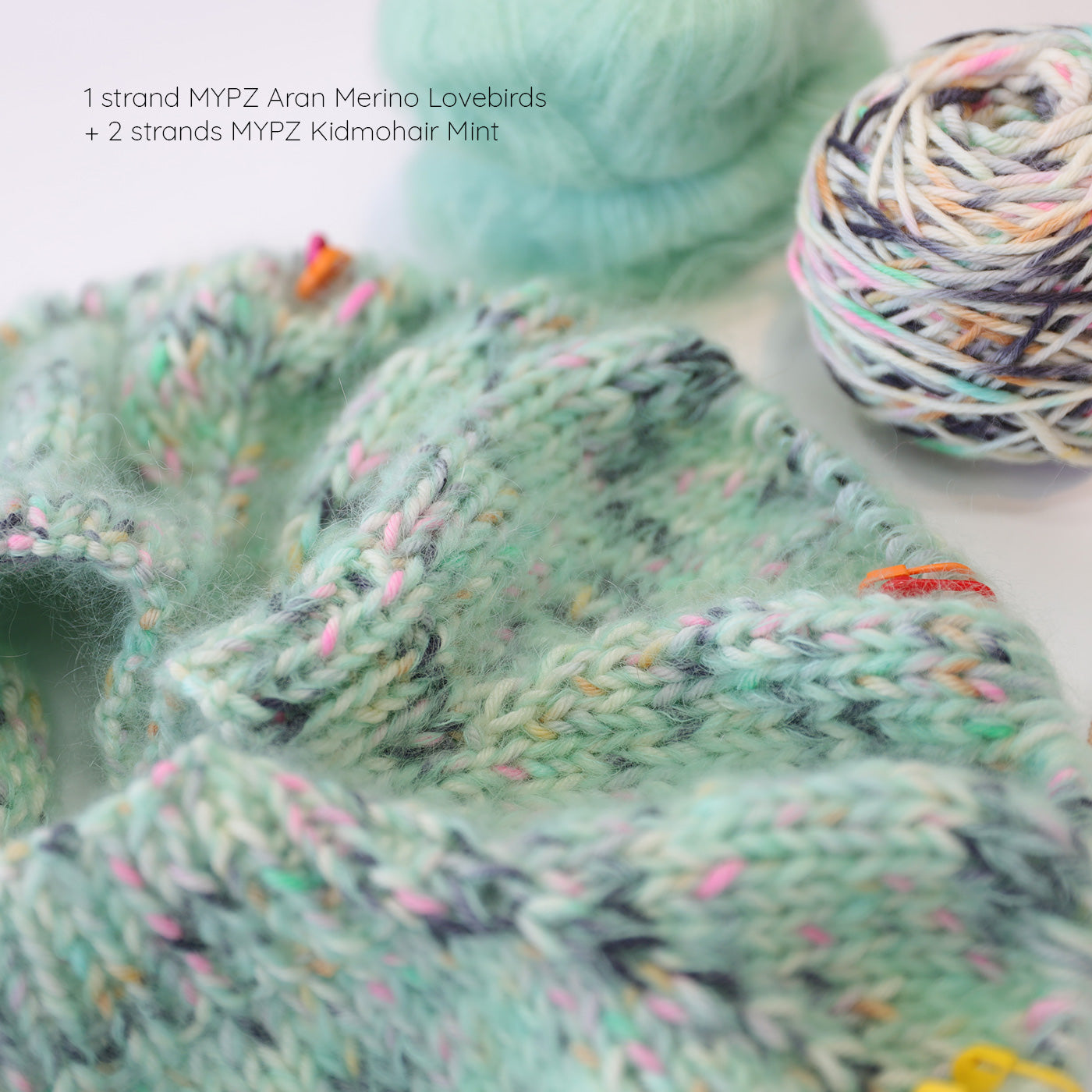 MYPZ Hand-dyed 100% Aran Merino Wool – Lovebirds