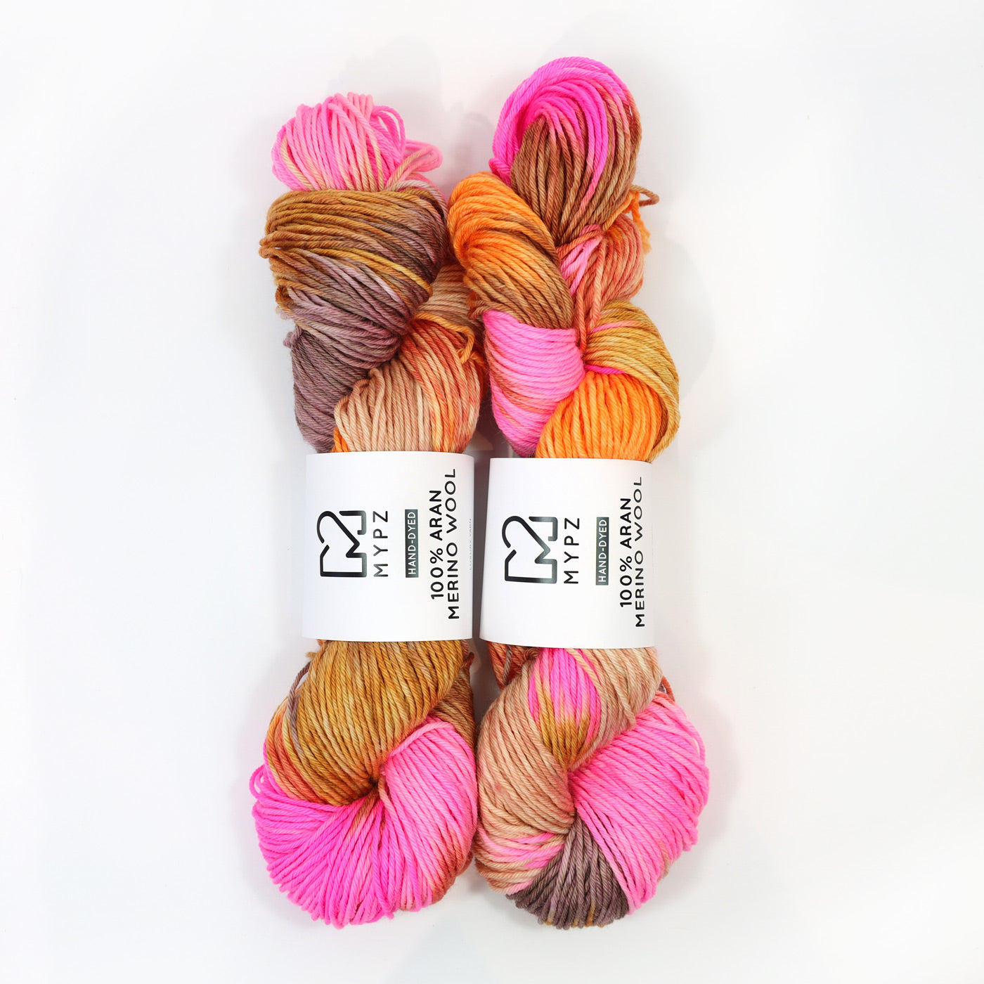 MYPZ Hand-dyed 100% Aran Merino Wool – Pecan