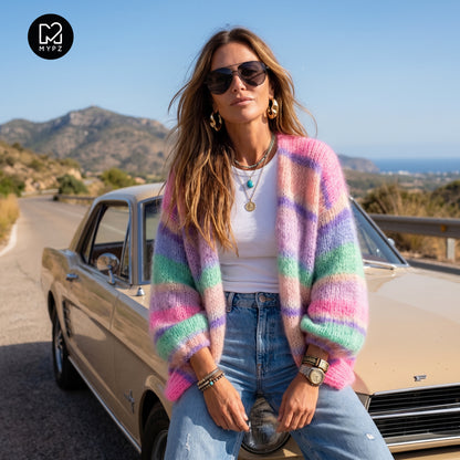 Strickanleitung – MYPZ Basic Light Mohair Cardigan Blaze & Berry No. 10 (ENG-NL-DE)