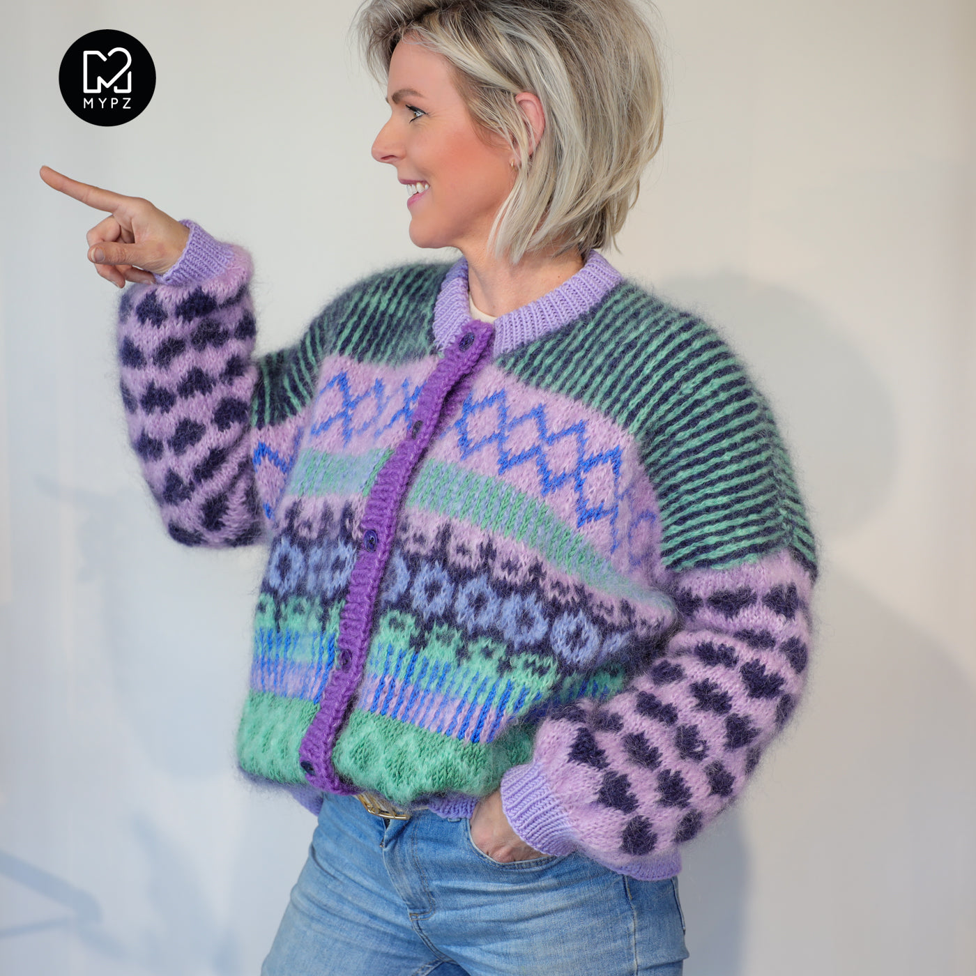 Strickanleitung – MYPZ Cardigan True Blue No6 (ENG-NL-DE)