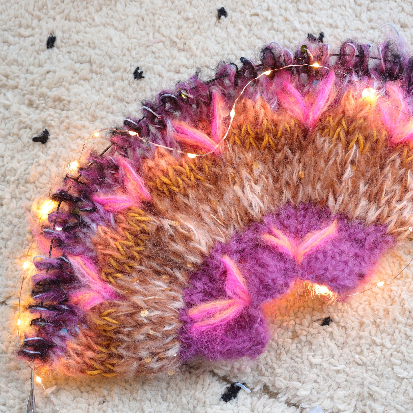 Knitting Kit – MYPZ Chunky Mohair Cardigan Boho Firefly No.15 (ENG-NL-DE)