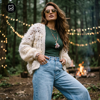Crochet pattern - MYPZ Short bomber cardigan Wildflower (ENG-DE-NL-ES-FR-IT-DA-SV-NO)