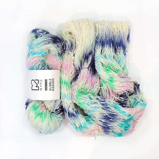 MYPZ Bubble Merino – hand-dyed Blue Lagoon