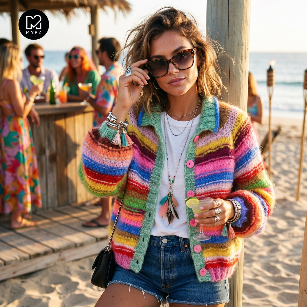 Strickset – MYPZ top-down bomber cardigan Rebel Glow No10 (ENG-NL-DE ...