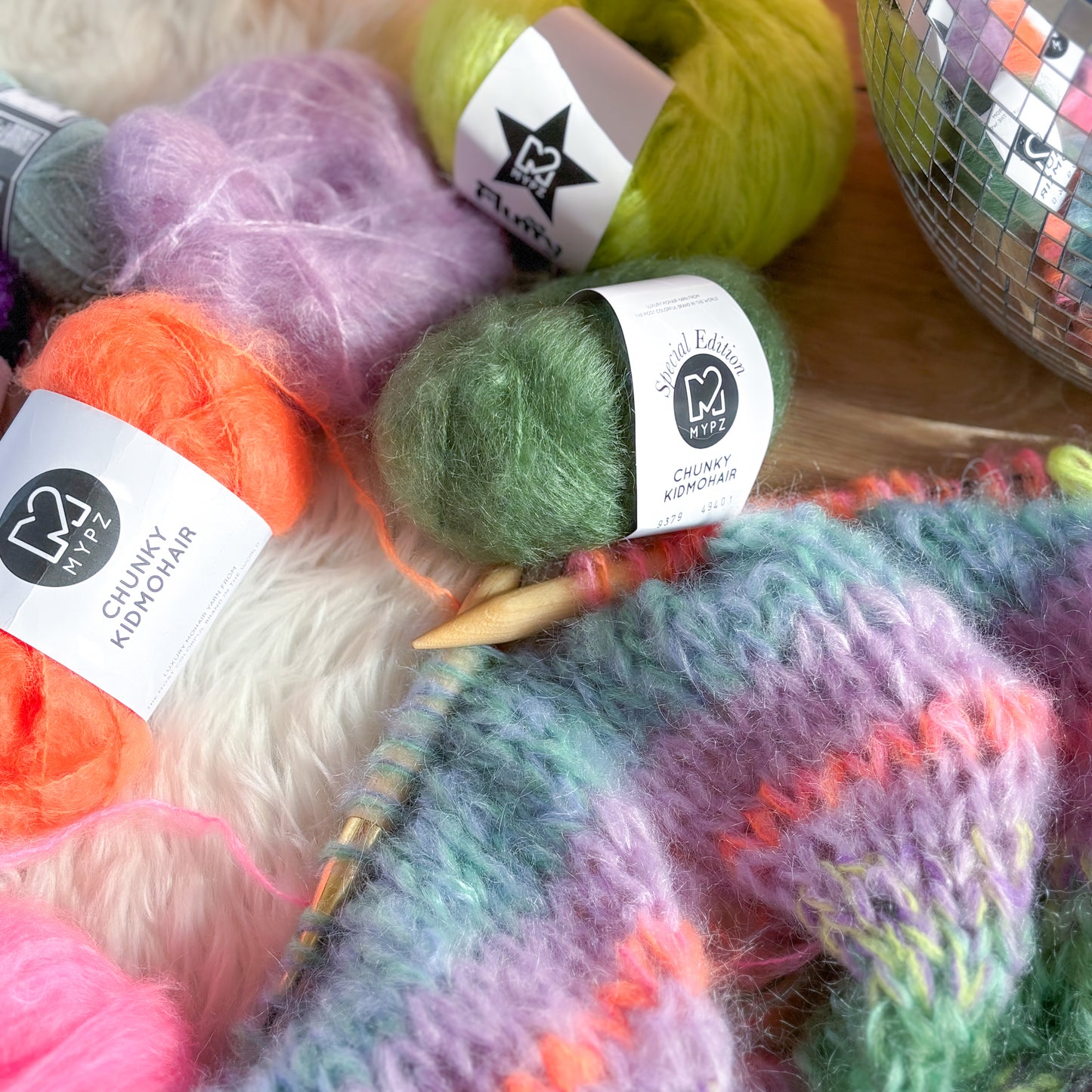 MYPZ Chunky Kidmohair DK Special Edition - Fresh Moss