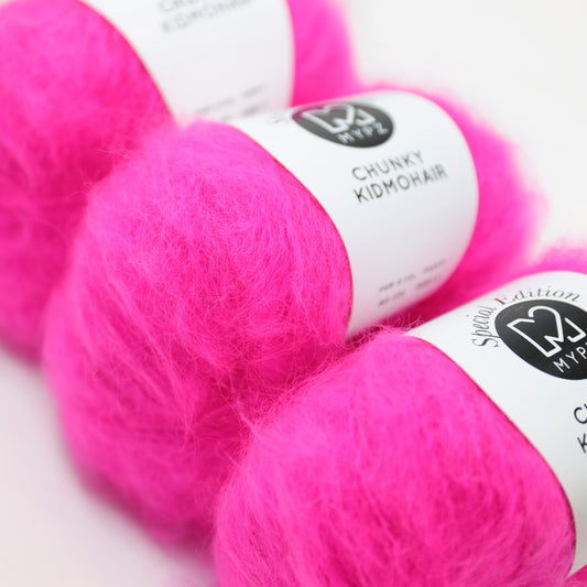 MYPZ Chunky Kidmohair DK Special Edition – Neon Pink