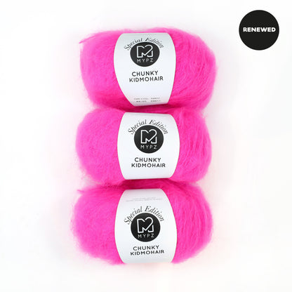 MYPZ Chunky Kidmohair DK Special Edition – Neon Pink