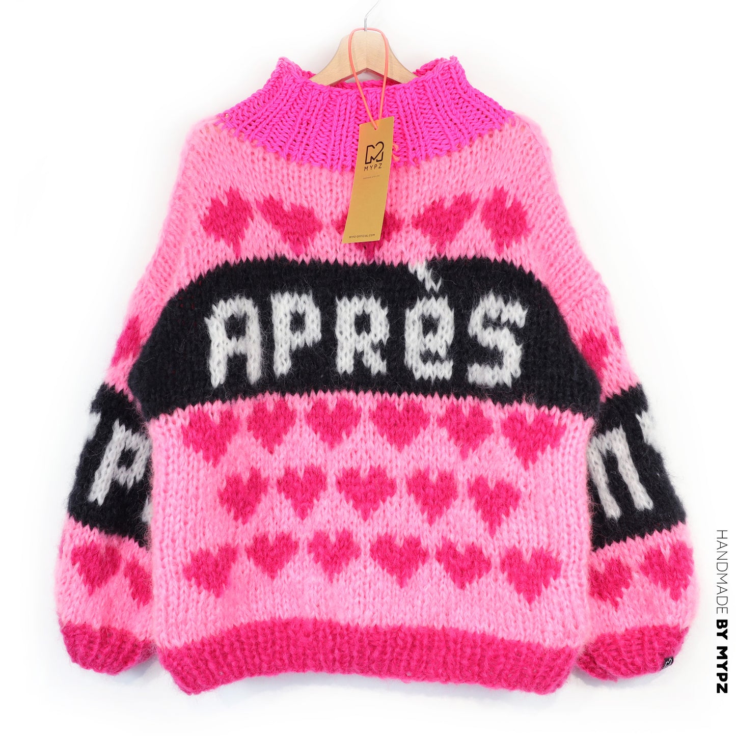 Strickset – MYPZ Chunky Mohair Ski Love Pullover Pink No.9 (ENG-NL-DE)