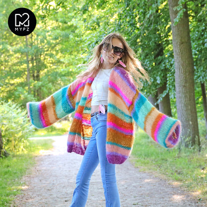 Strickanleitung – MYPZ Basic Light Mohair Cardigan Crystal No10 (ENG-NL-DE)