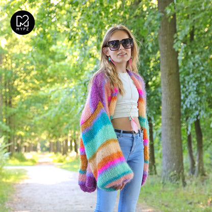 Strickanleitung – MYPZ Basic Light Mohair Cardigan Crystal No10 (ENG-NL-DE)