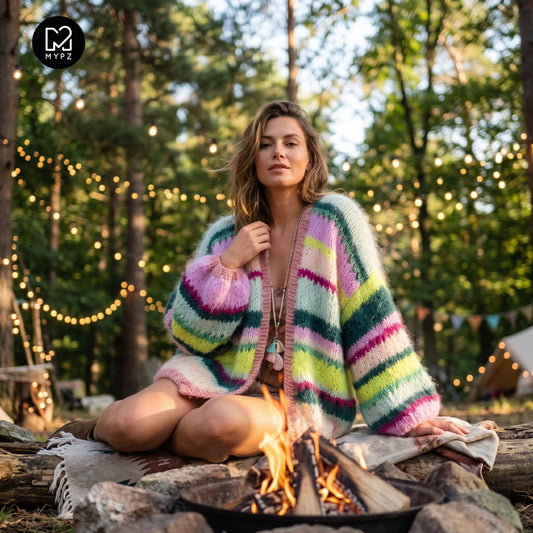 Strickset – MYPZ Light Alpaka Cardigan Featherlight No10