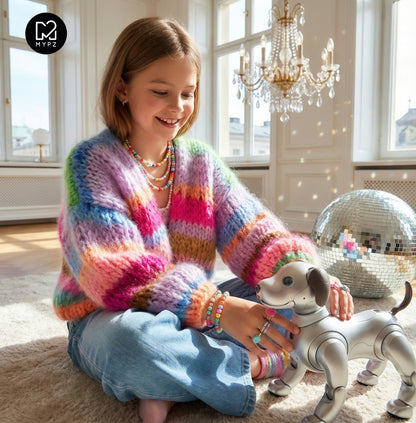 Strickanleitung – MYPZ Chunky Mohair Cardigan GIRLZ No12 (ENG-NL-DE)