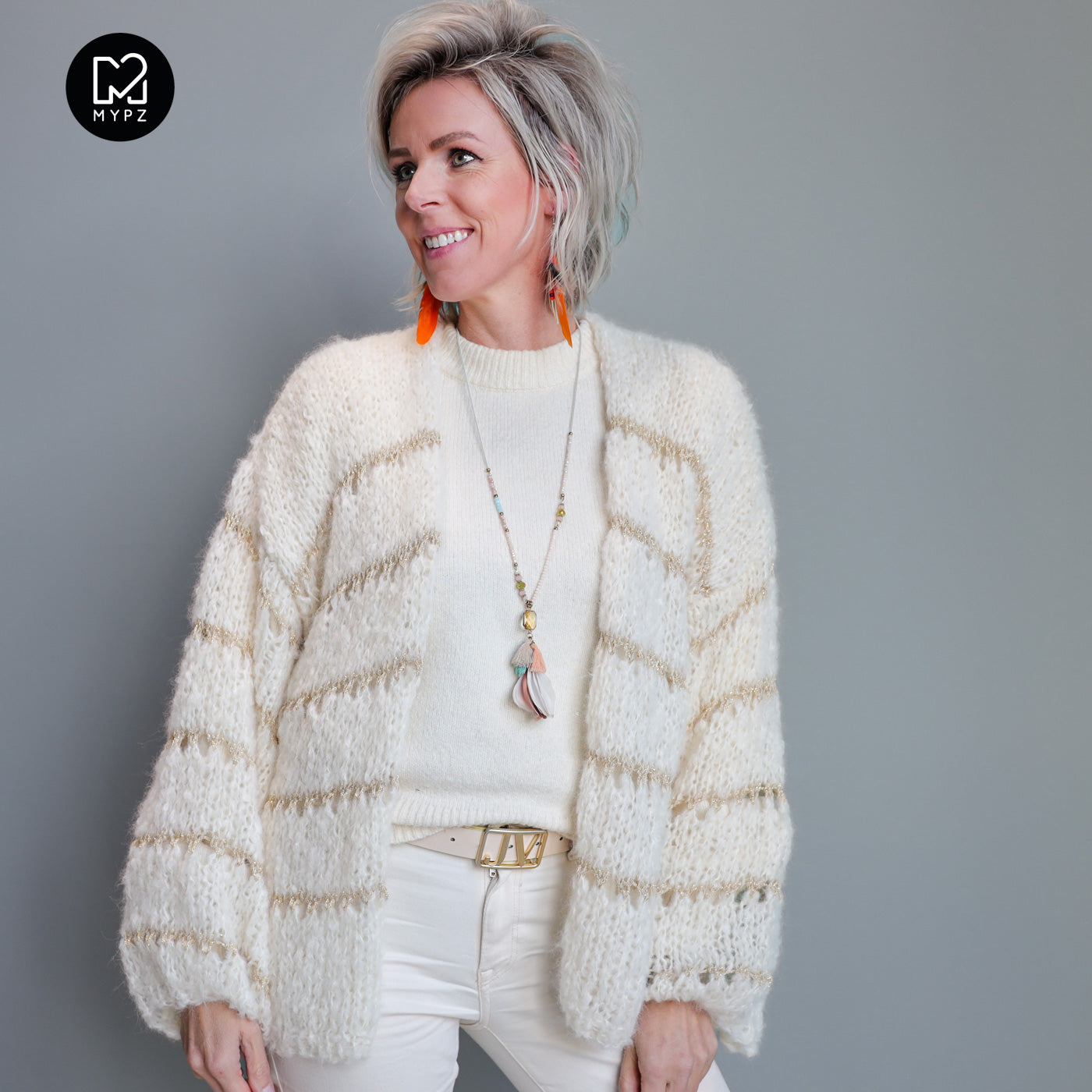 Strickanleitung – MYPZ Basic Light Alpaca Silk Cardigan Glamour No10 (ENG-NL-DE)