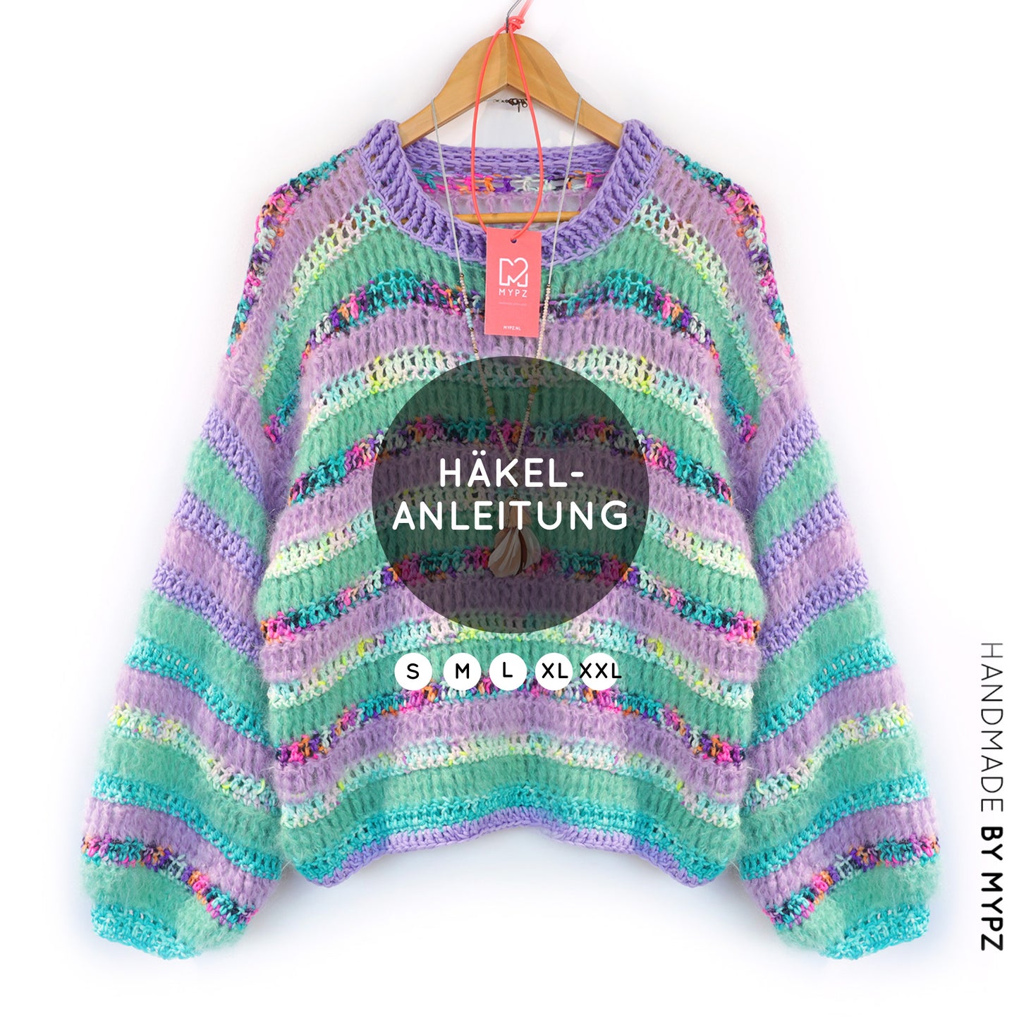 Häkelanleitung – MYPZ Chunky pullover Archie (ENG-NL-DE)