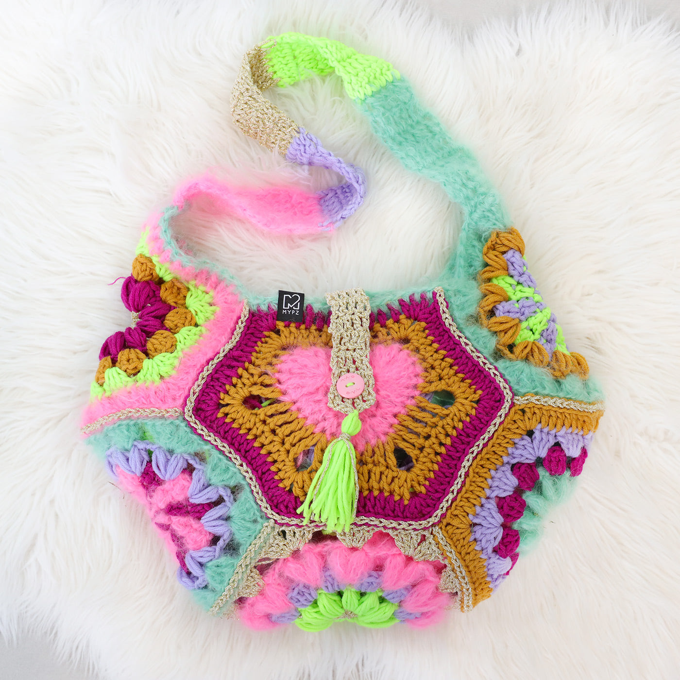Häkelset [PREORDER] - MYPZ Happiness Tasche (ENG-NL-DE)