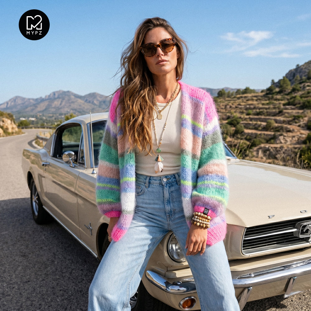 Strickset – MYPZ Basic Light Mohair Cardigan Helio No10 (ENG-NL-DE)
