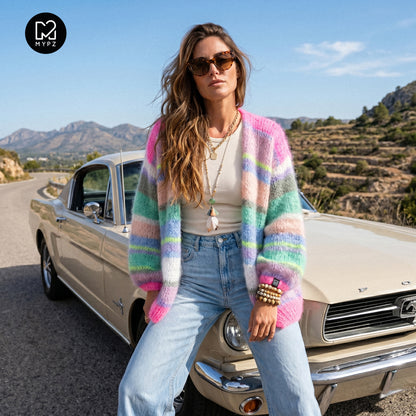 Strickset – MYPZ Basic Light Mohair Cardigan Helio No10 (ENG-NL-DE)