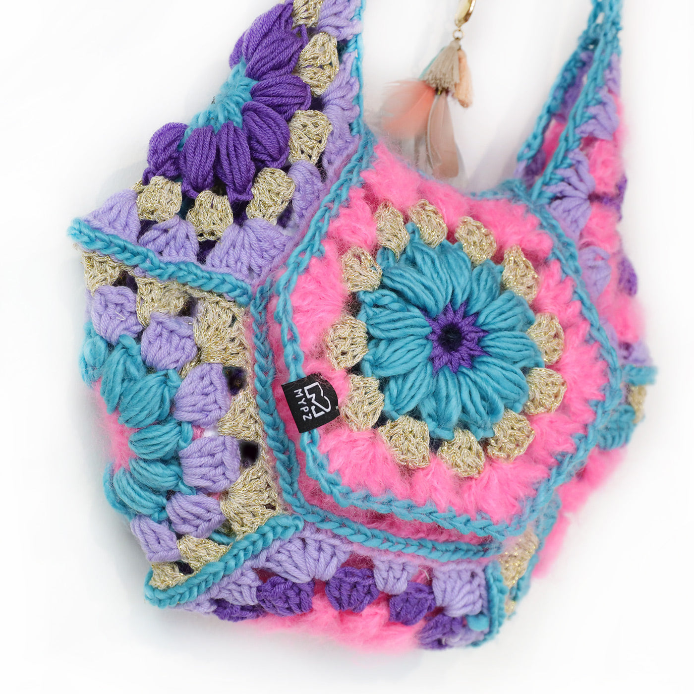 Crochet pattern - MYPZ hexagon bag Pacha (ENG-NL-DE-ES)