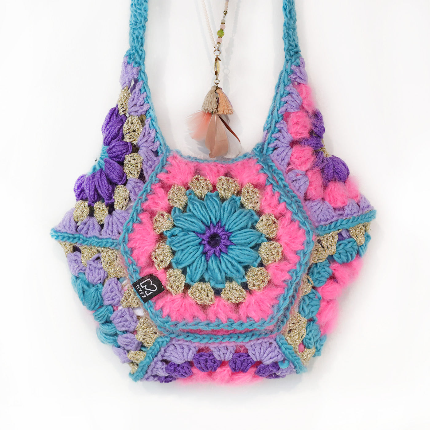 Crochet pattern - MYPZ hexagon bag Pacha (ENG-NL-DE-ES)