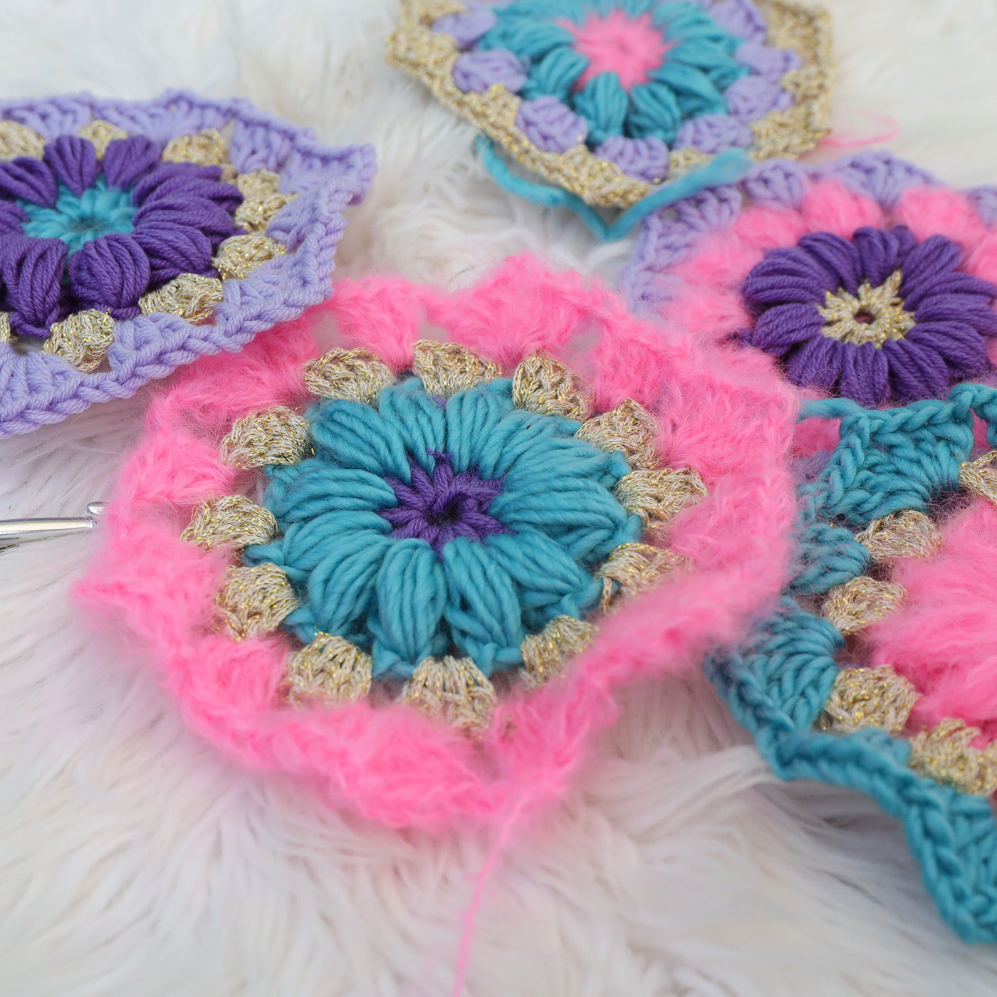 Crochet pattern - MYPZ hexagon bag Pacha (ENG-NL-DE-ES)