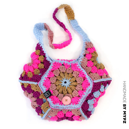 Häkelanleitung - MYPZ hexagon Tasche Everly (ENG-NL-DE)