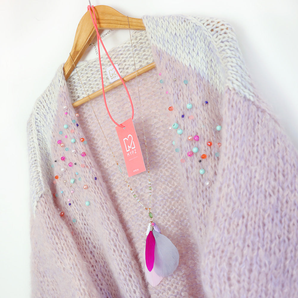 Knitting Kit – MYPZ Light Mohair Cardigan Jewel no10 (ENG-NL-DE)