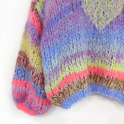 Strickset – MYPZ Short Chunky Alpaca-Mohair Pullover Lake No15 (ENG-NL-DE)