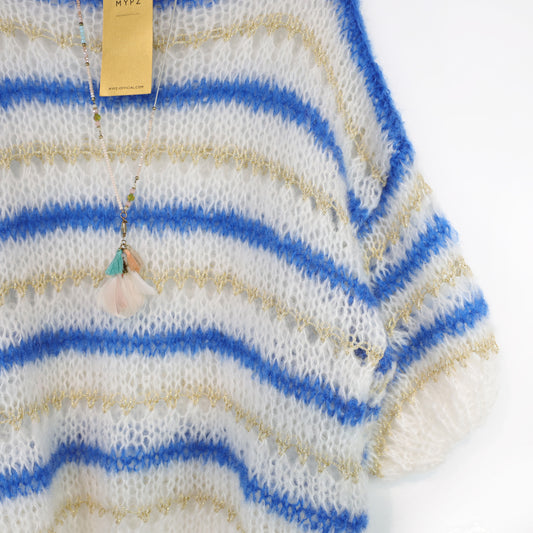 MYPZ Light Mohair top Azure