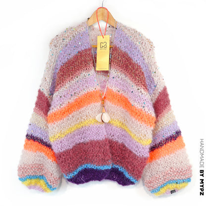 Strickset – Light Mohair Cardigan Sasha No.12 (ENG-NL-DE)