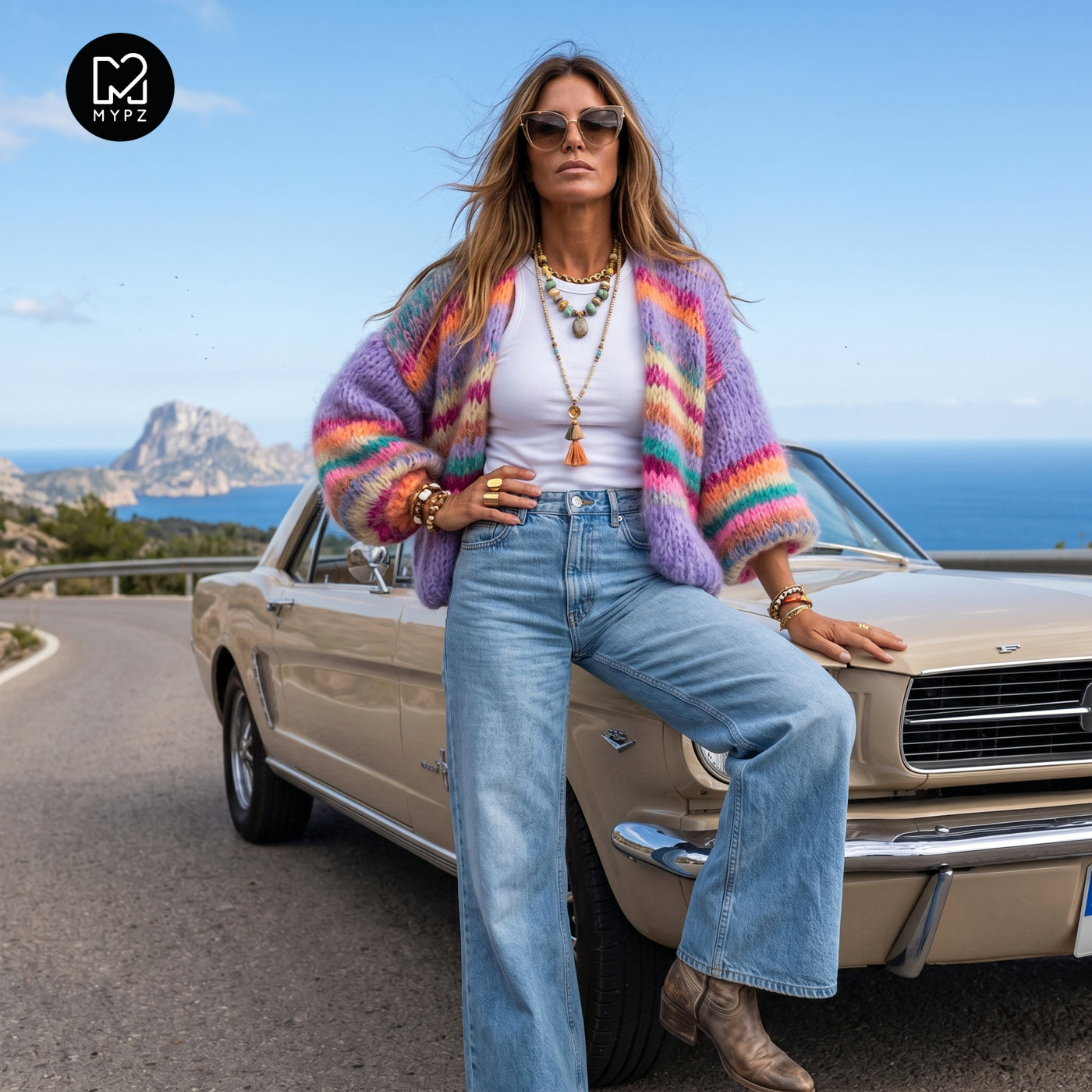 Strickset – MYPZ Short Chunky Mohair Cardigan Madeira No.15 (ENG-NL-DE)