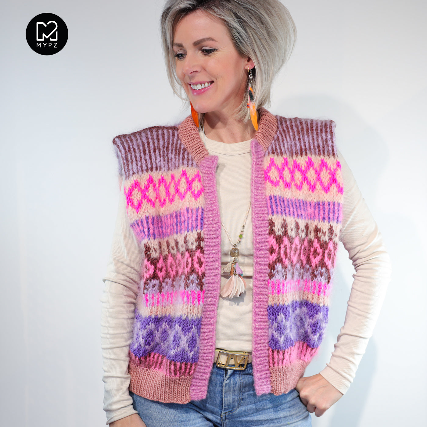 Strickset – MYPZ Nordic Weste True Love No6 (ENG-NL-DE)