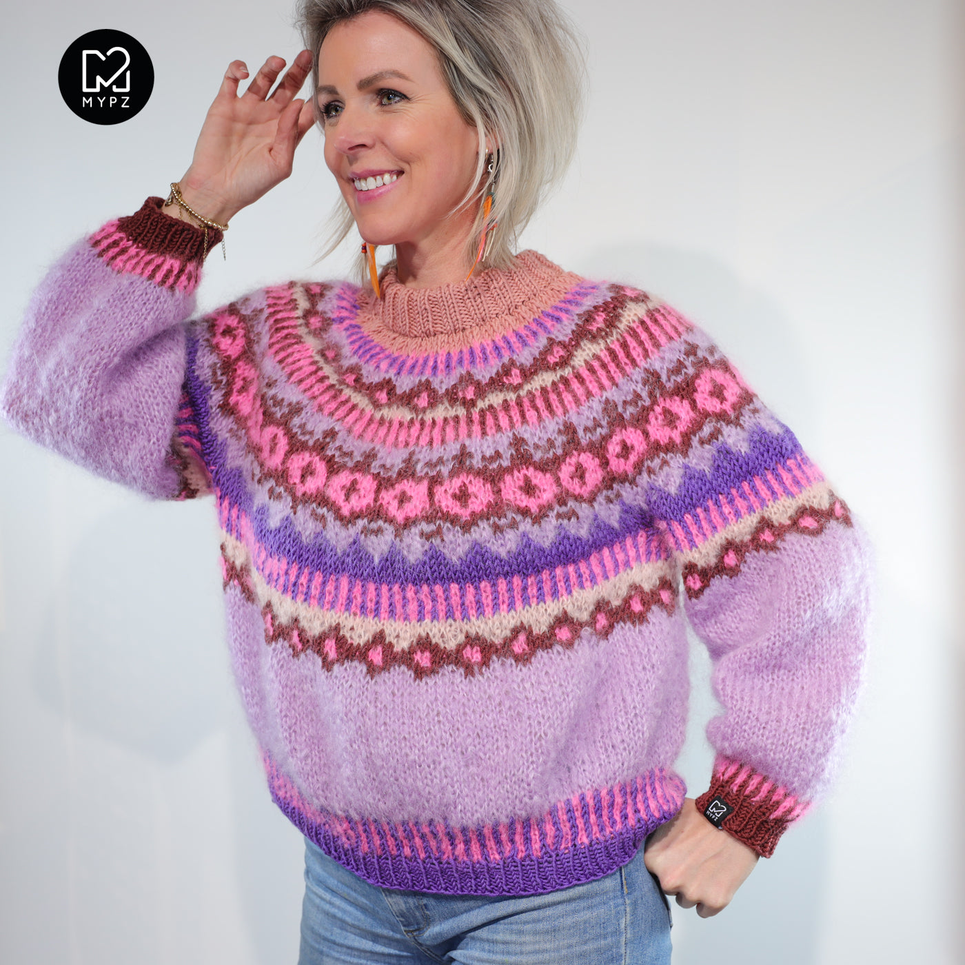 Strickanleitung – MYPZ top-down sweater True Love No6 (ENG-NL-DE)