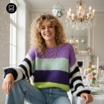 Strickset – MYPZ  Light Alpaca Pullover Cloud Kiss No10 (ENG-NL-DE)