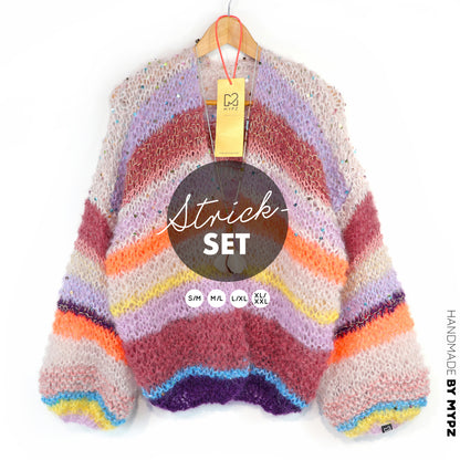 Strickset – Light Mohair Cardigan Sasha No.12 (ENG-NL-DE)