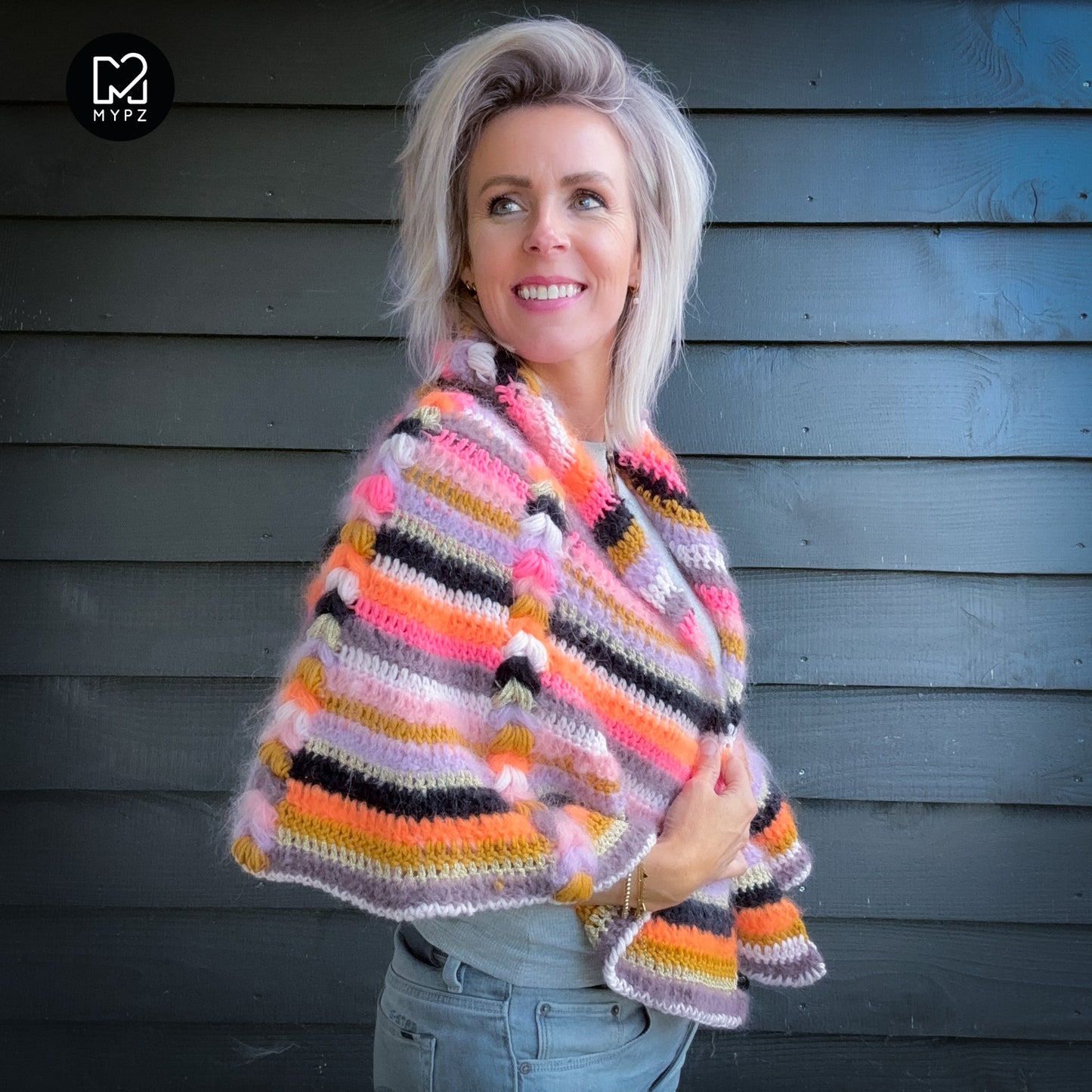 Häkelanleitung - MYPZ Boho-Schal (ENG-NL-DE-FR-ES)
