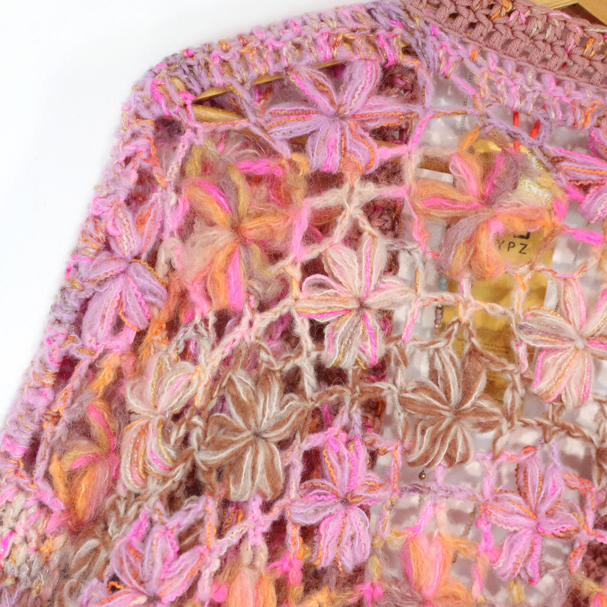 Häkelanleitung - MYPZ Short Wildflower Cardigan Pecan (ENG-DE-NL-ES-FR-IT-DA-SV-NO)