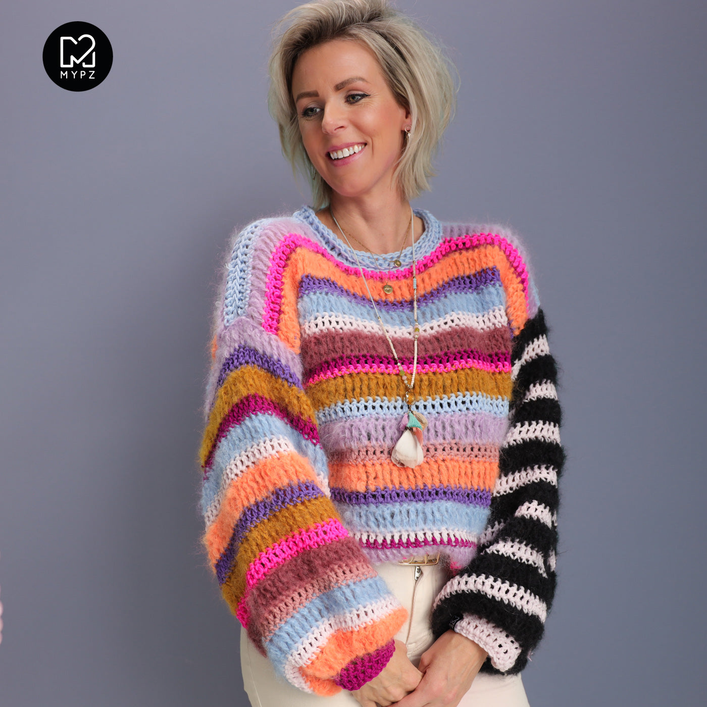 Crochet pattern – MYPZ Chunky pullover Sundays (ENG-NL-DE)