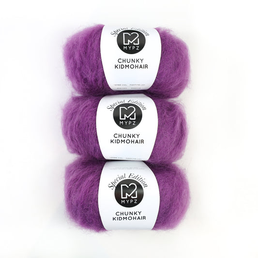 MYPZ Chunky Kidmohair DK Special Edition - Warm Purple