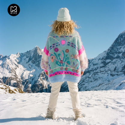 MYPZ Chunky Mohair Wild Romance Strickjacke