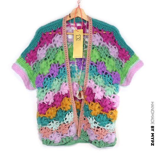 Häkelanleitung - MYPZ Wildflower cardigan (ENG-NL-DE-FR-ES)