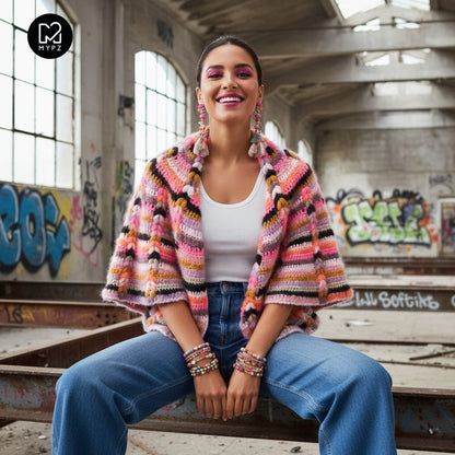 Häkelset - MYPZ Boho-Schal CAL (ENG-NL-DE-FR-ES)
