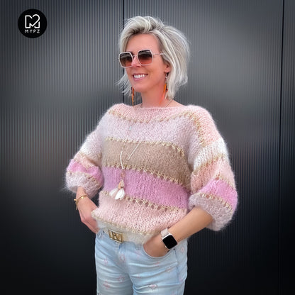 Strickset – MYPZ Light Mohair Top Beige No10 (ENG-NL-DE)